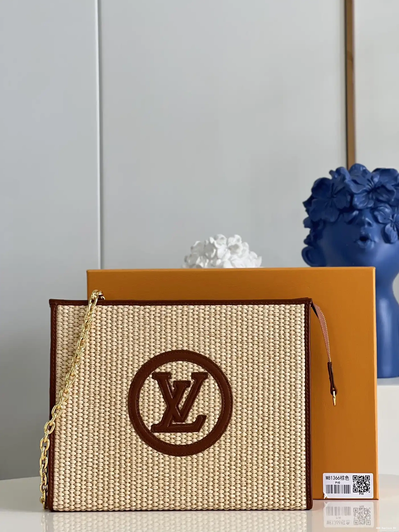 Aaa replica ru VUITTON ON TOILETRY CHAIN POUCH LOUIS 0502